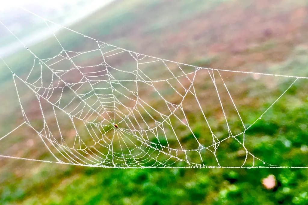 Dewy Web Elegance