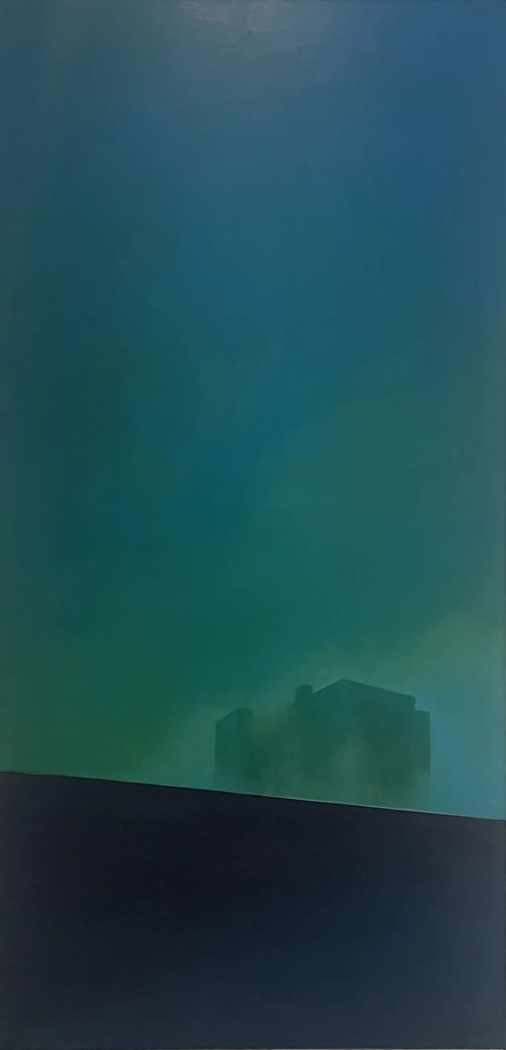 Whispers of the Urban Horizon: A Dreamlike Encounter with Color and Form