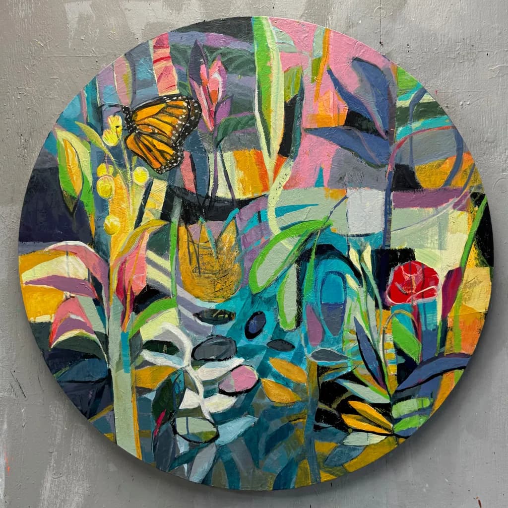 Tropical Whispers: A Vibrant Dance of Color and Nature