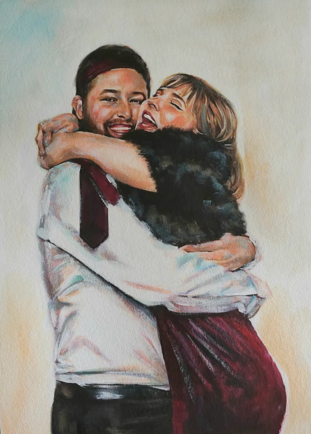 Embracing Joy: A Celebration of Love and Affection in Portraiture