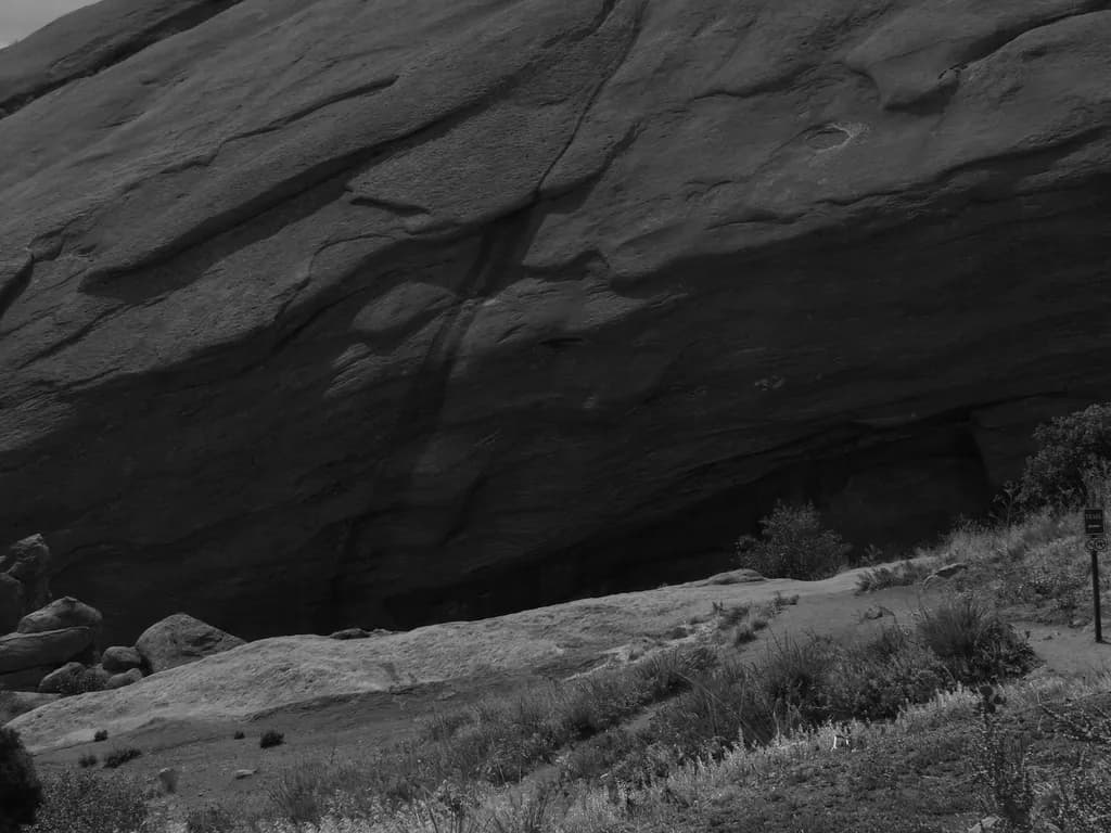 Whispers of Stone: A Monochrome Journey Through Nature's Majesty