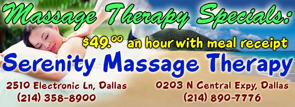 Massage Therapy Specials