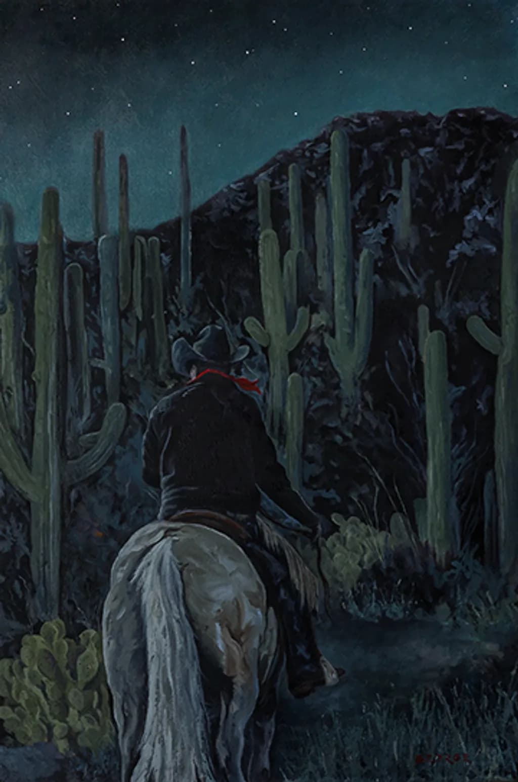 Passage Through Moonlit Sentinels