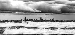 Storm Front Over Lake Michigan