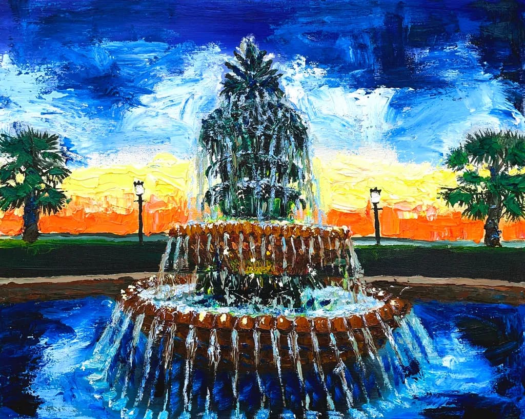 Pineapple Fountain