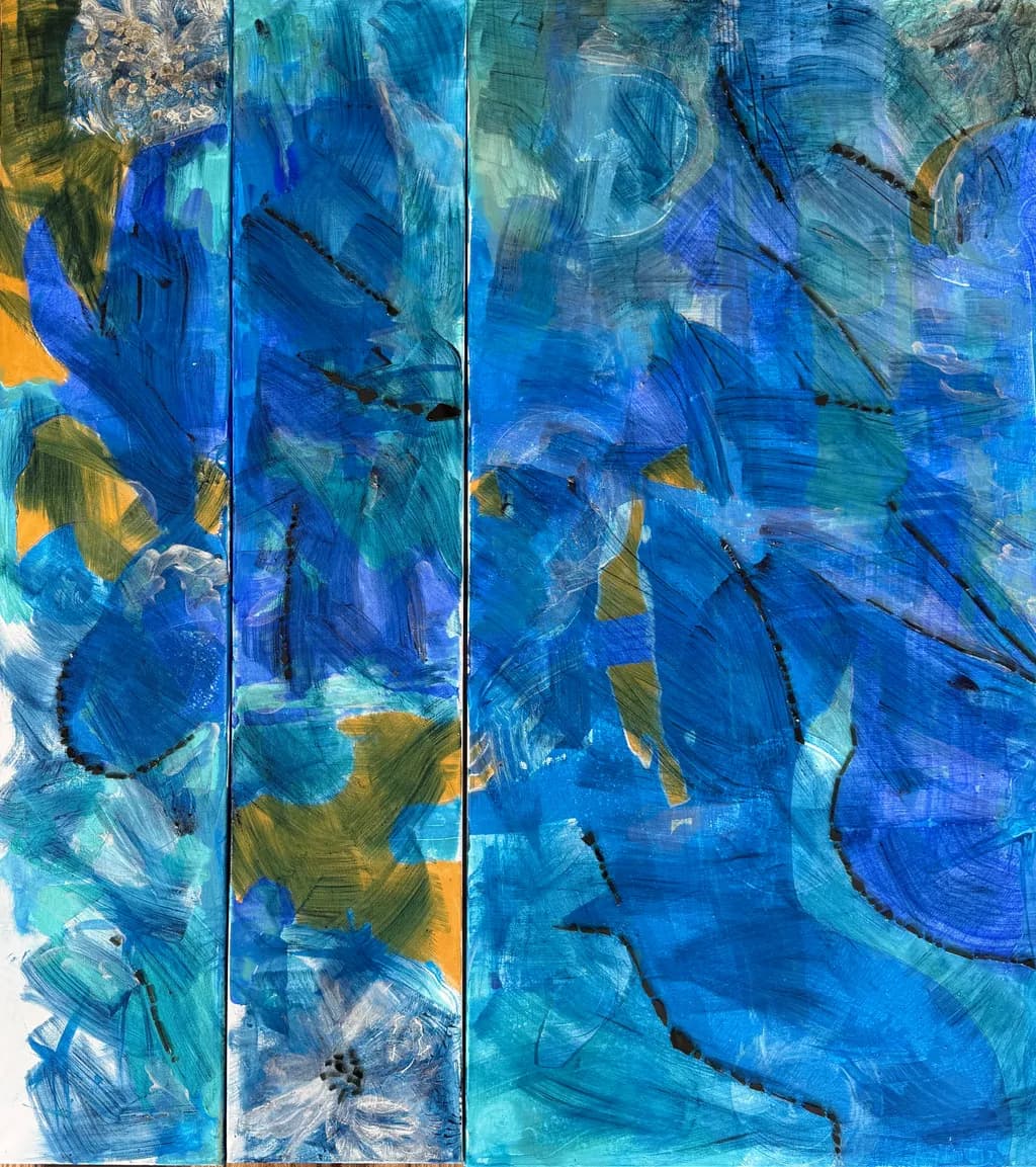 Blue Garden Layers