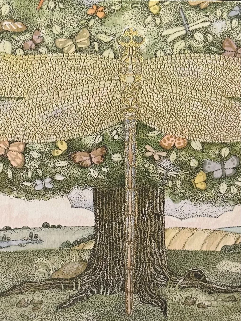 Golden Dragonfly Tree