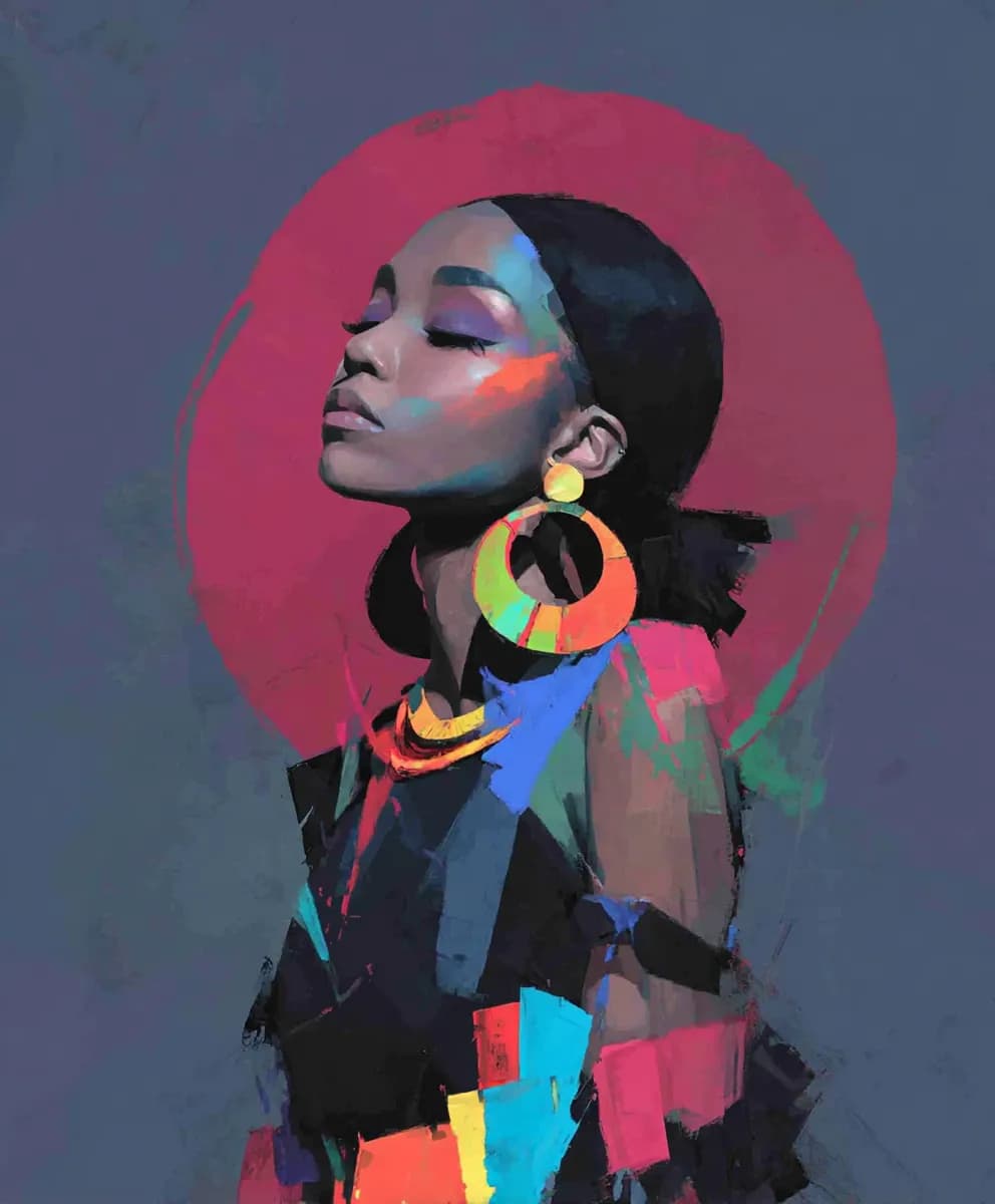 Radiant Reverie: A Celebration of Color and Confidence in Portraiture