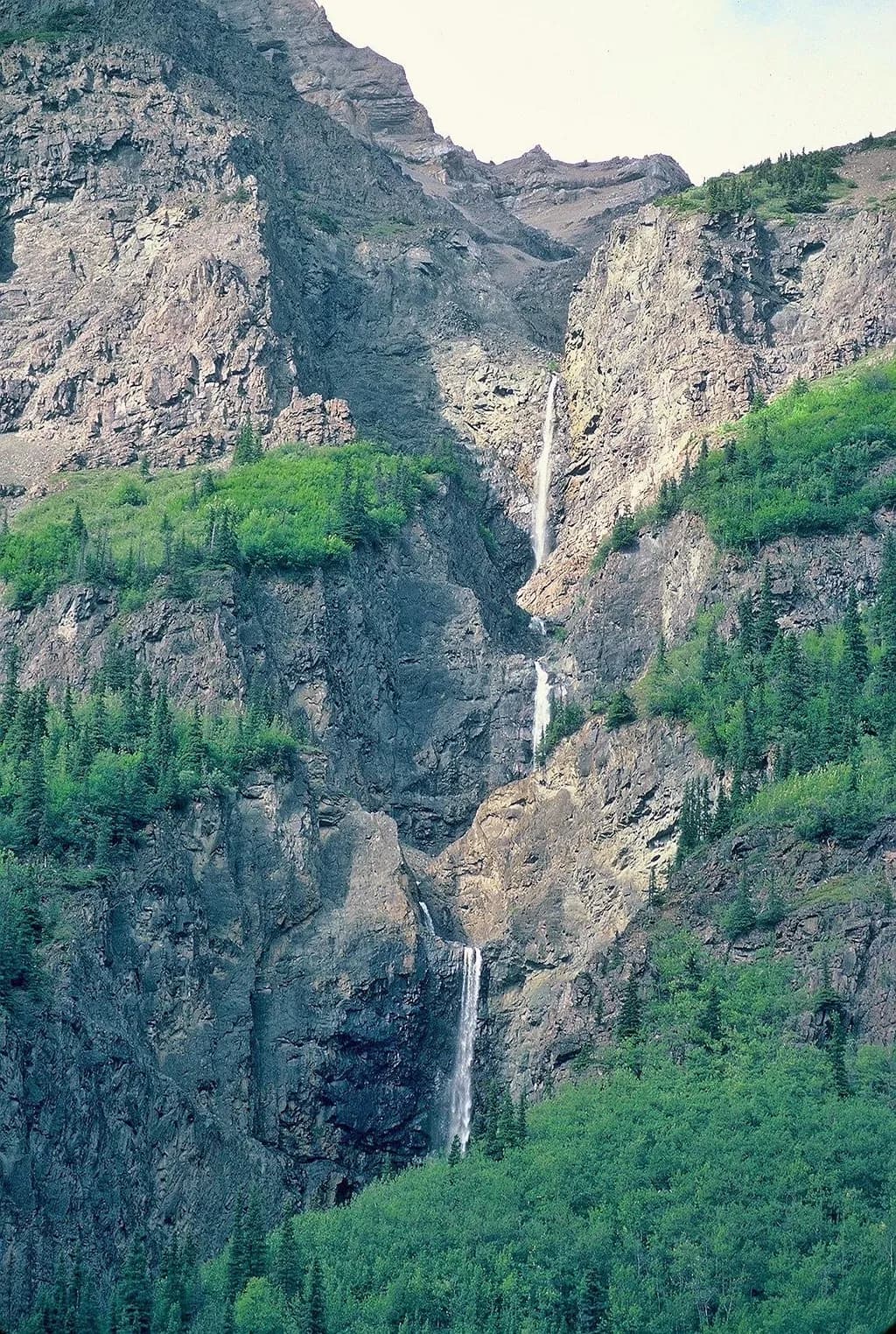 Mountain Waterfalls Cascade