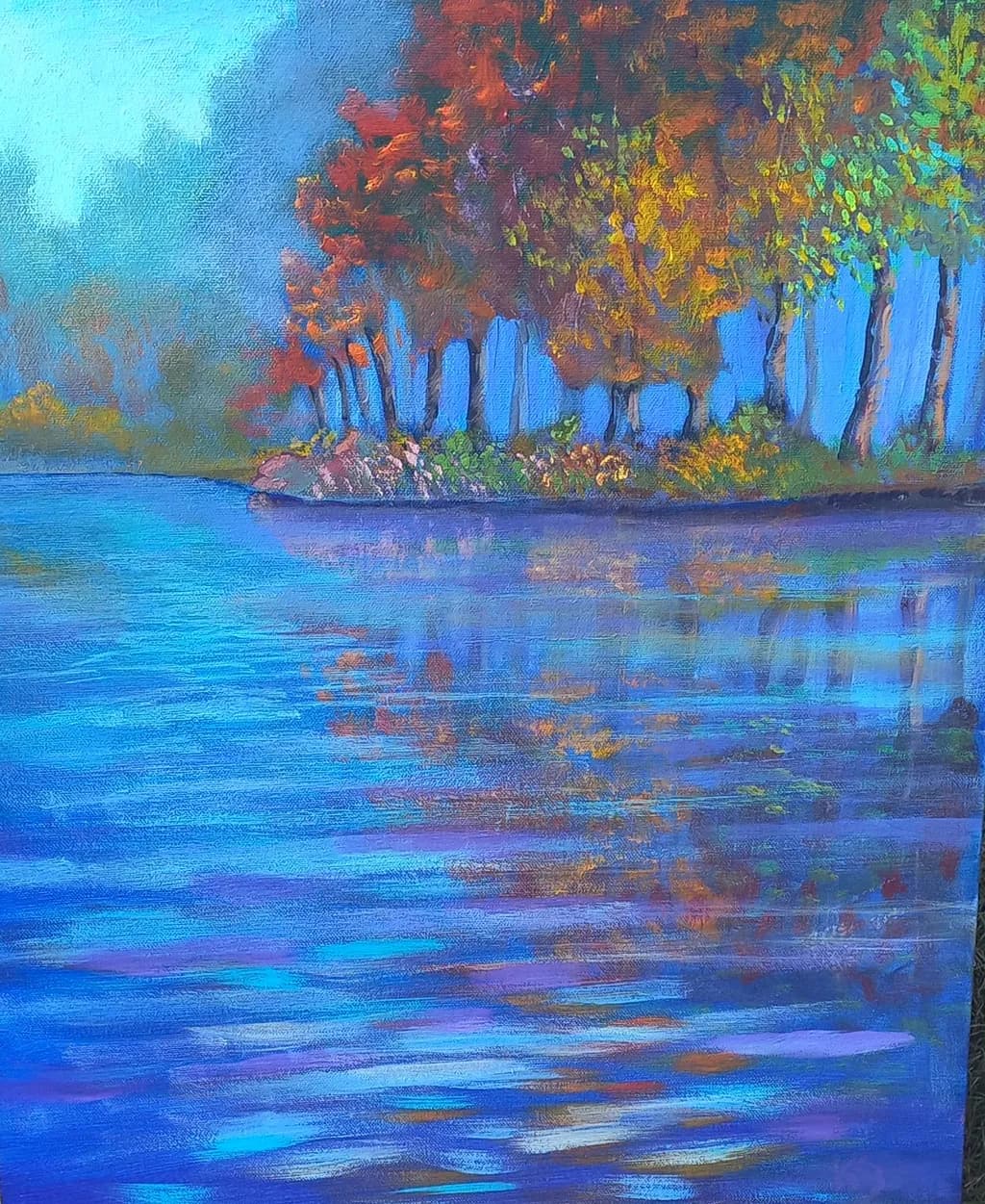 Autumn Lake Reflection