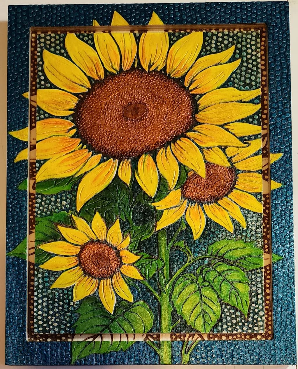 Sunlit Blooms: A Vibrant Celebration of Sunflowers in Rich Textures and Colors