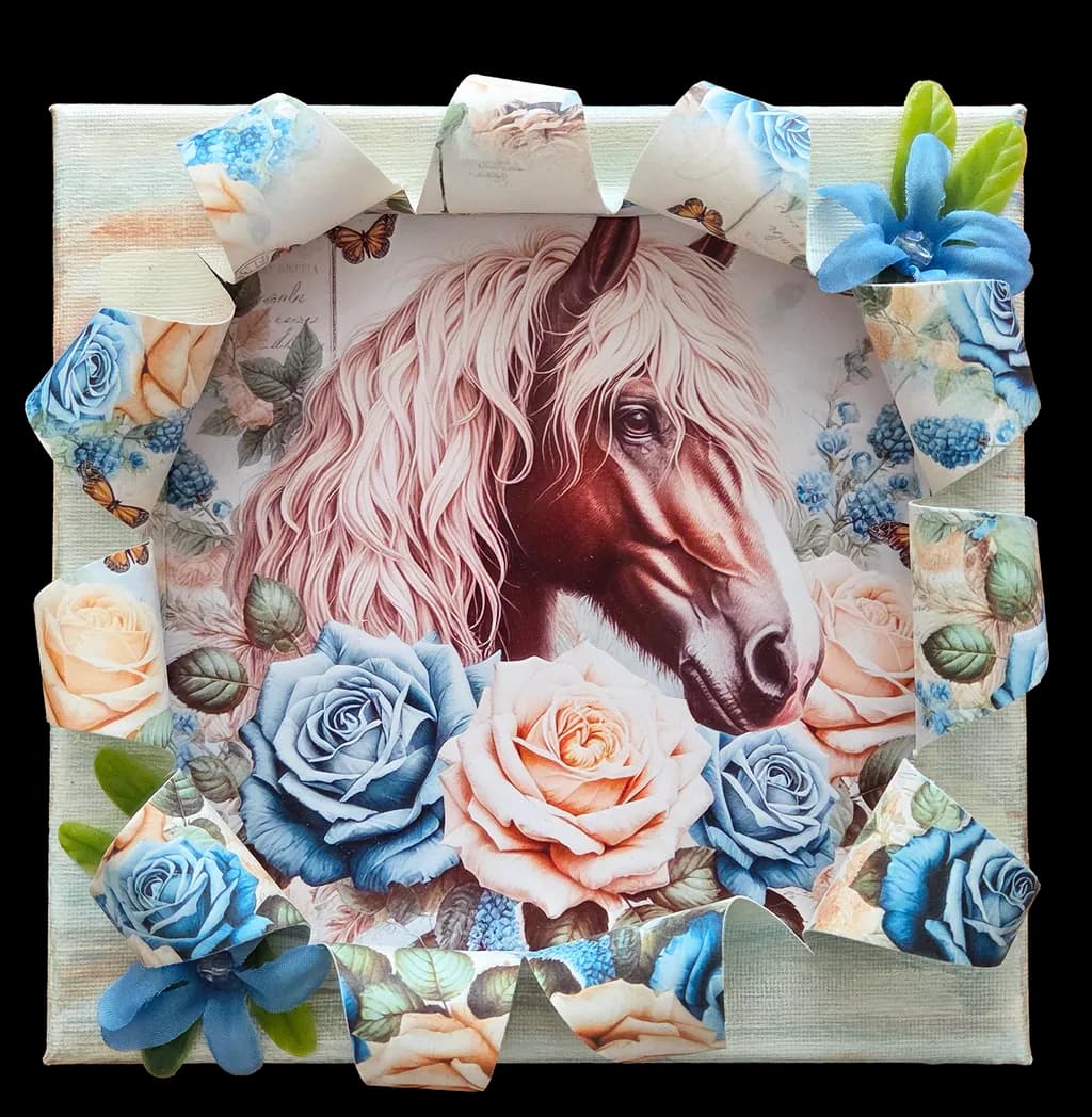 Horse in Bloom