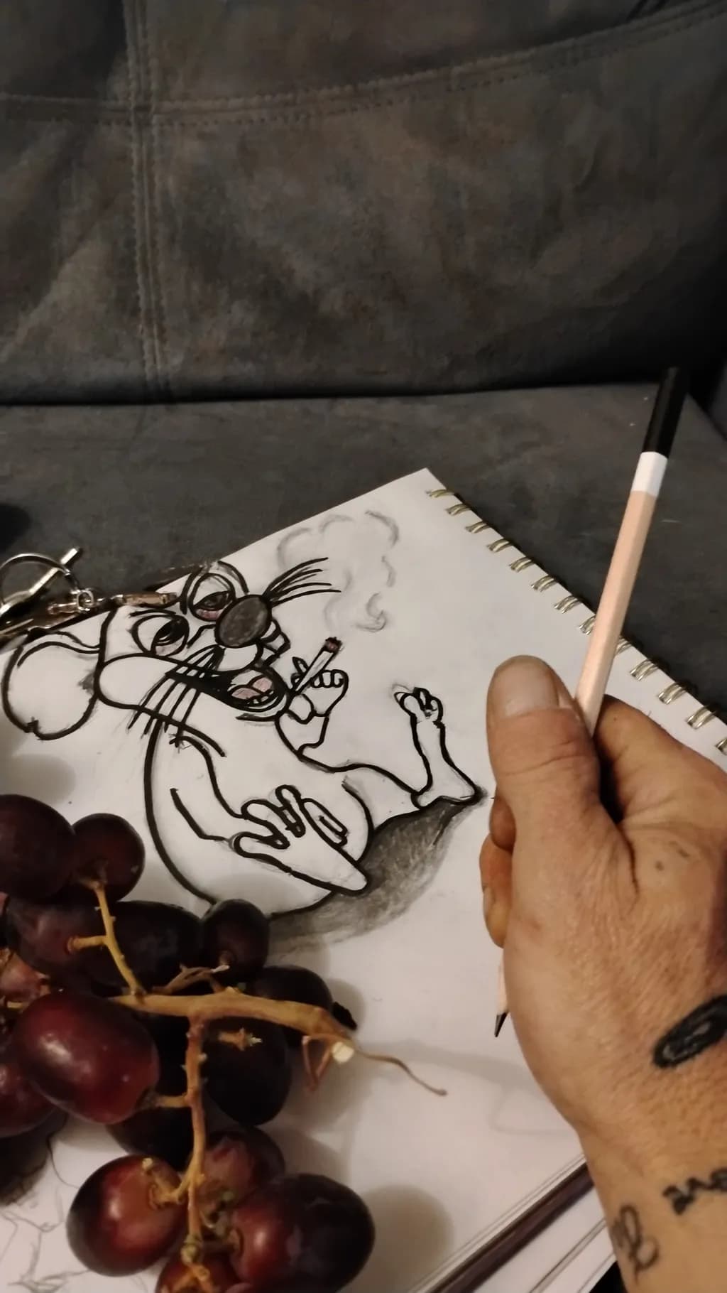 Cheeky Mouse Sketch