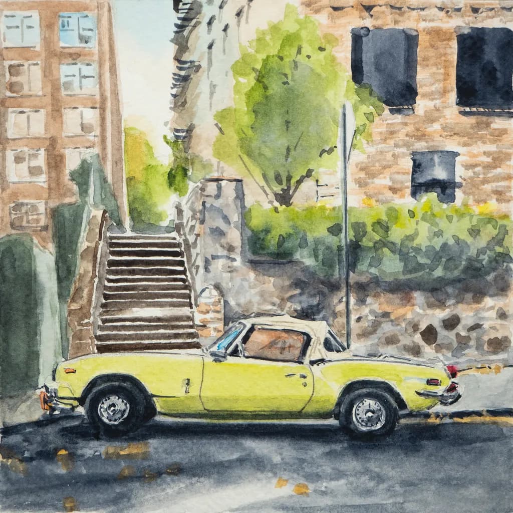 Vintage Yellow Spitfire