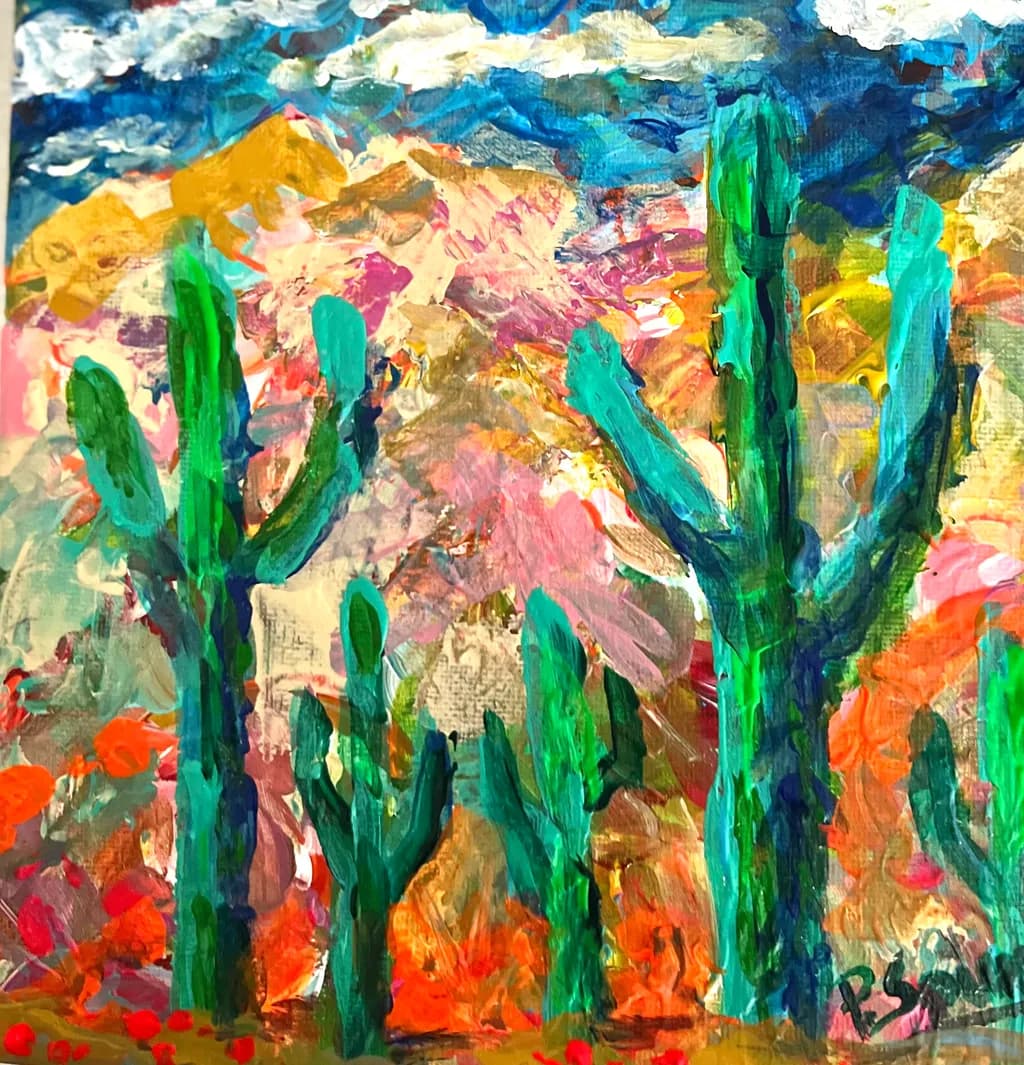 Desert Cacti Burst