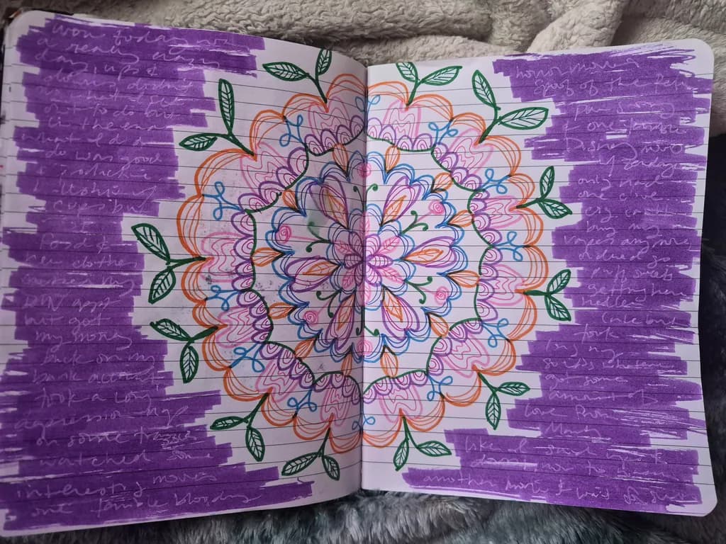 Leafed Mandala Journal