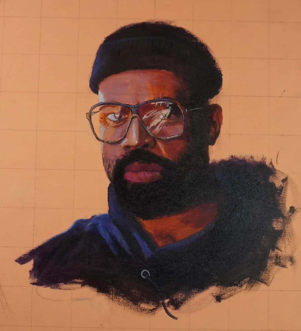 Bold Reflections: A Contemporary Portrait of Strength and Identity