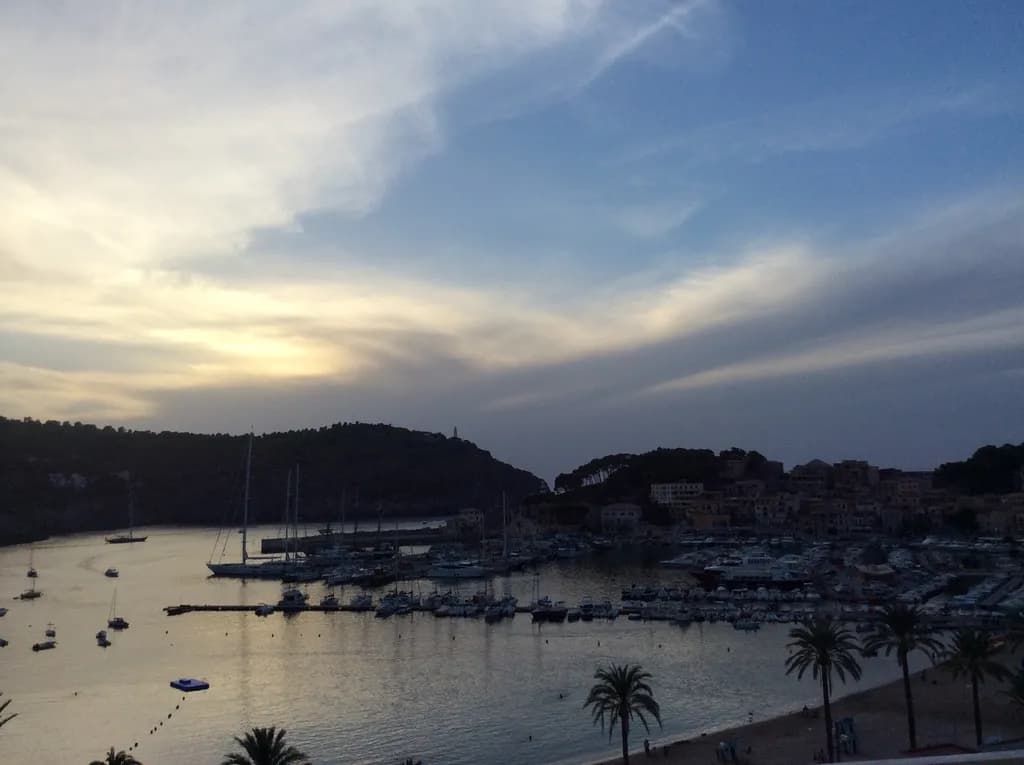 Tranquil Harbor Sunset