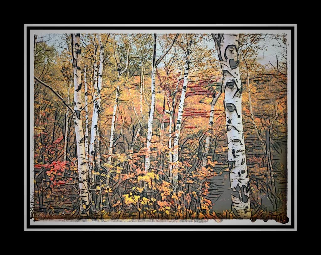 Autumn Birchscape
