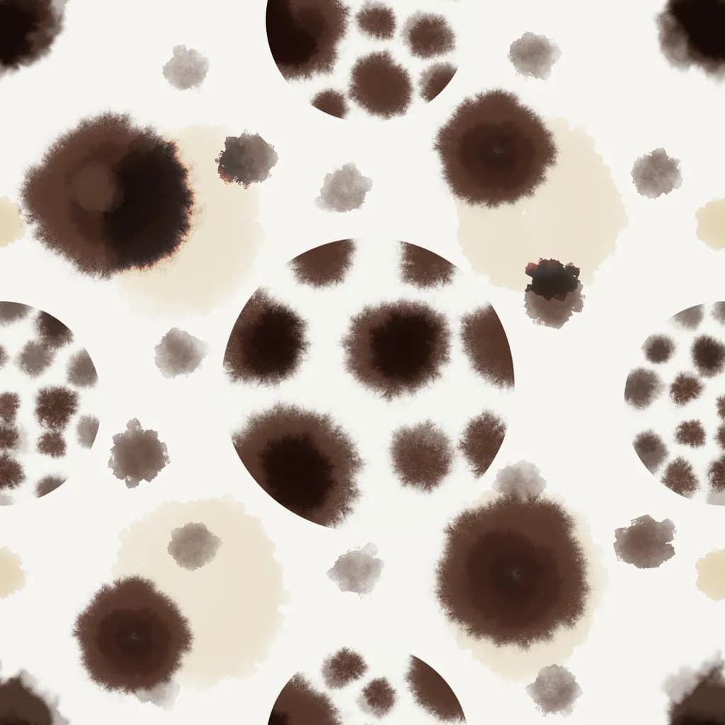 Organic Whimsy: A Dance of Earthy Textures and Fluid Patterns