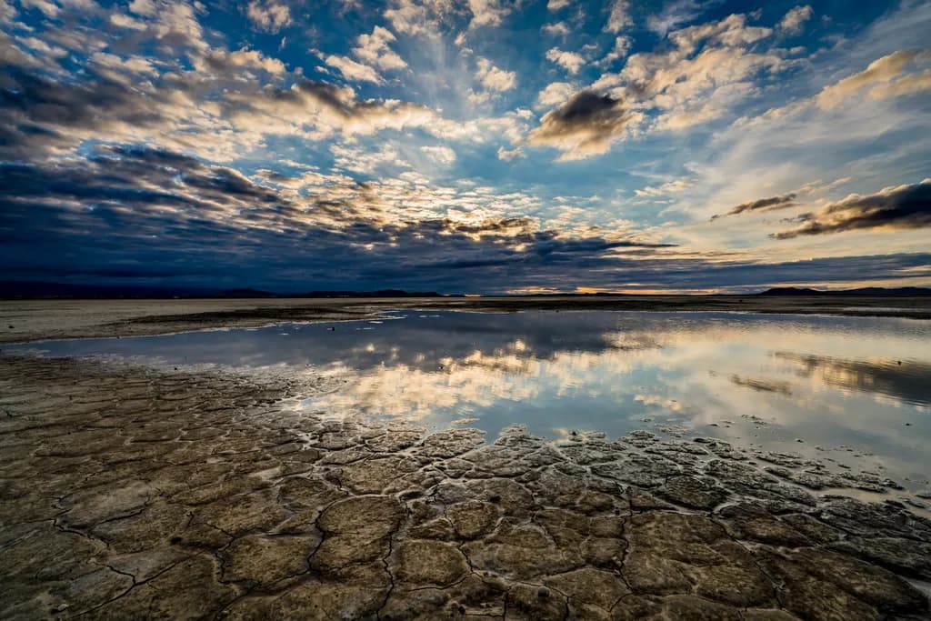 Ethereal Reflections: A Serene Landscape at Dusk