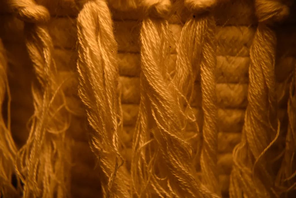 Whispers of Texture: A Close-Up Exploration of Woven Threads