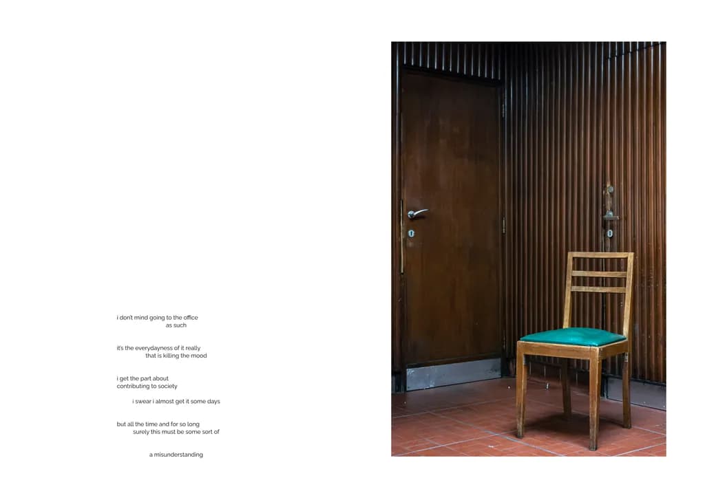 Whispers of the Everyday: A Chair's Contemplation on Routine and Resilience