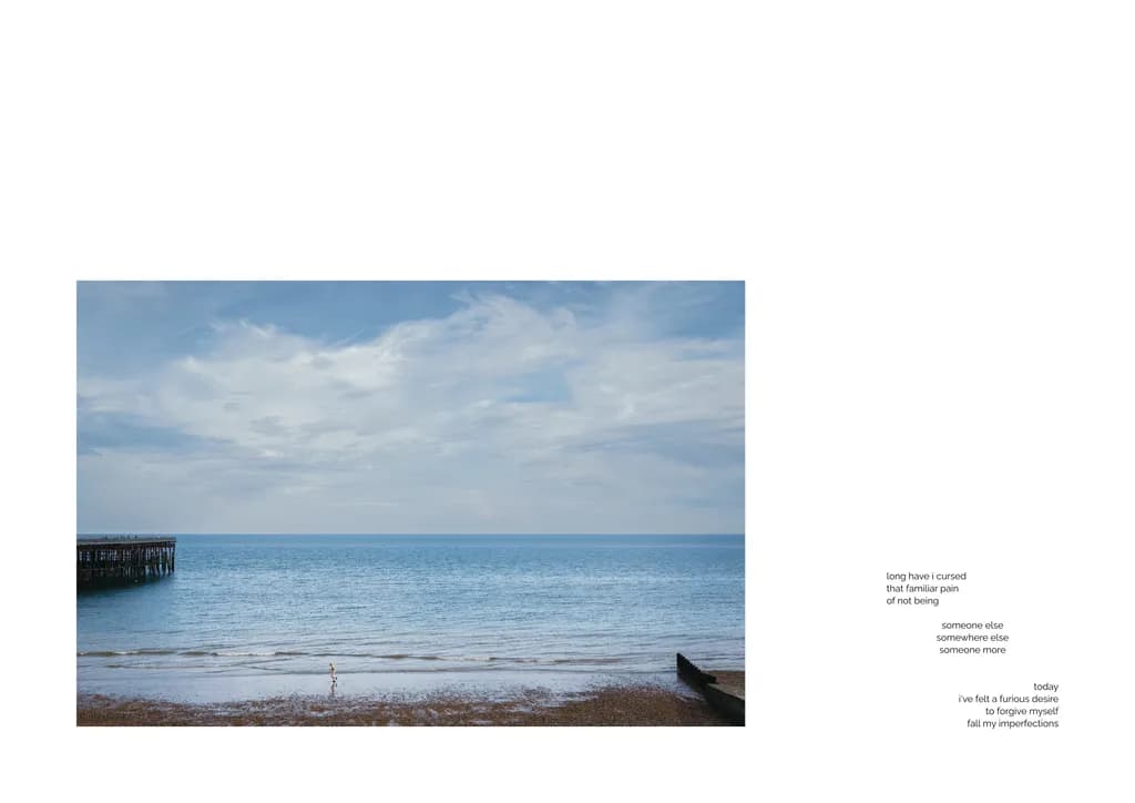 Whispers of Solitude: A Tranquil Reflection on Coastal Serenity