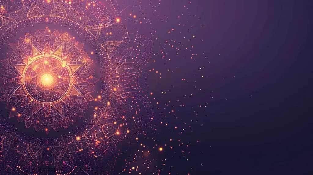 Celestial Mandala: A Dance of Light and Energy in Cosmic Harmony