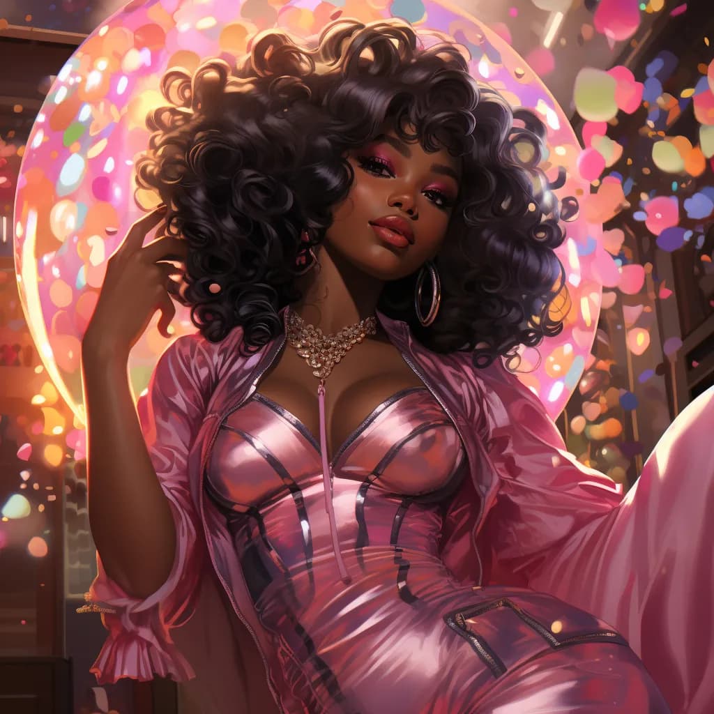Radiant Elegance: A Celebration of Curves and Color in Urban Glamour