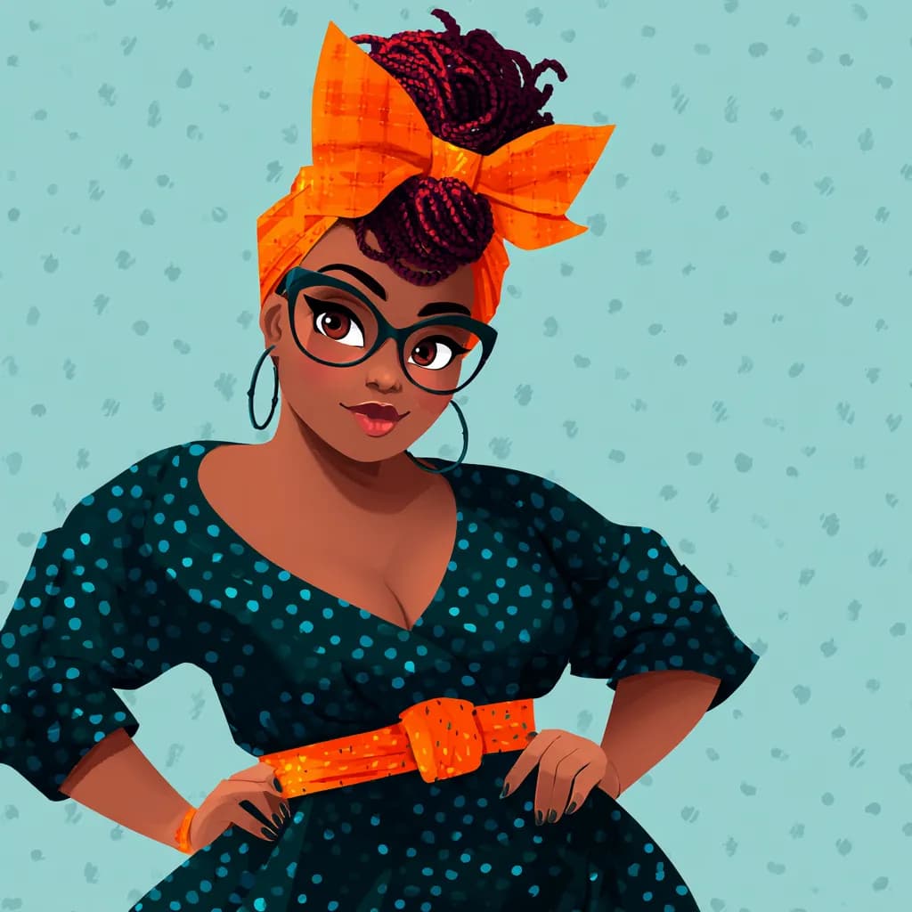 Vibrant Elegance: A Celebration of Style and Confidence