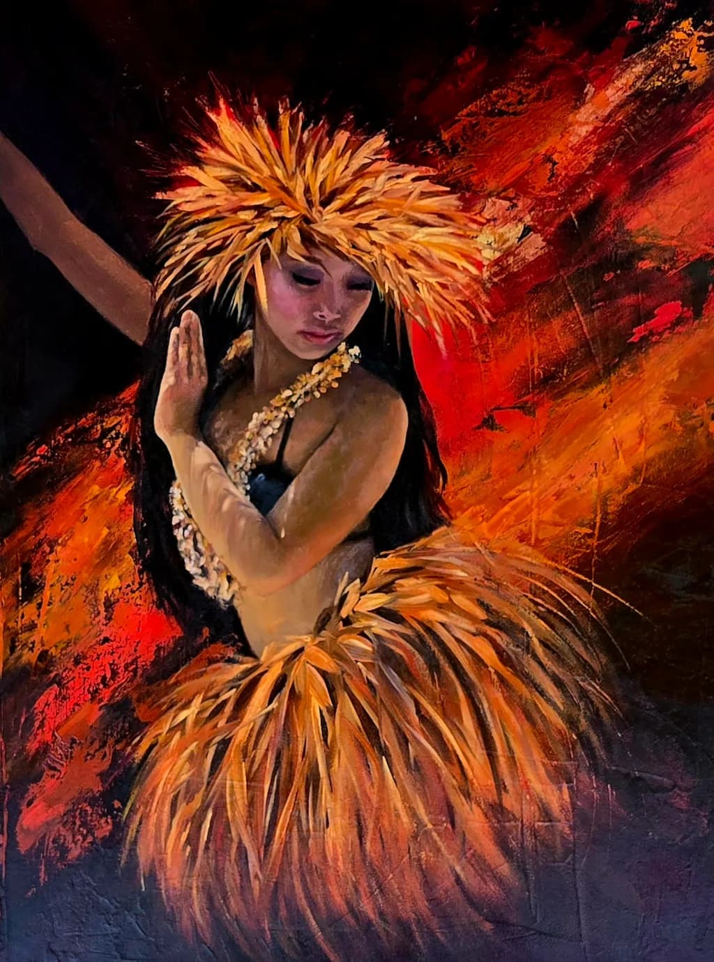 Dancing Flames: A Graceful Expression of Traditional Artistry