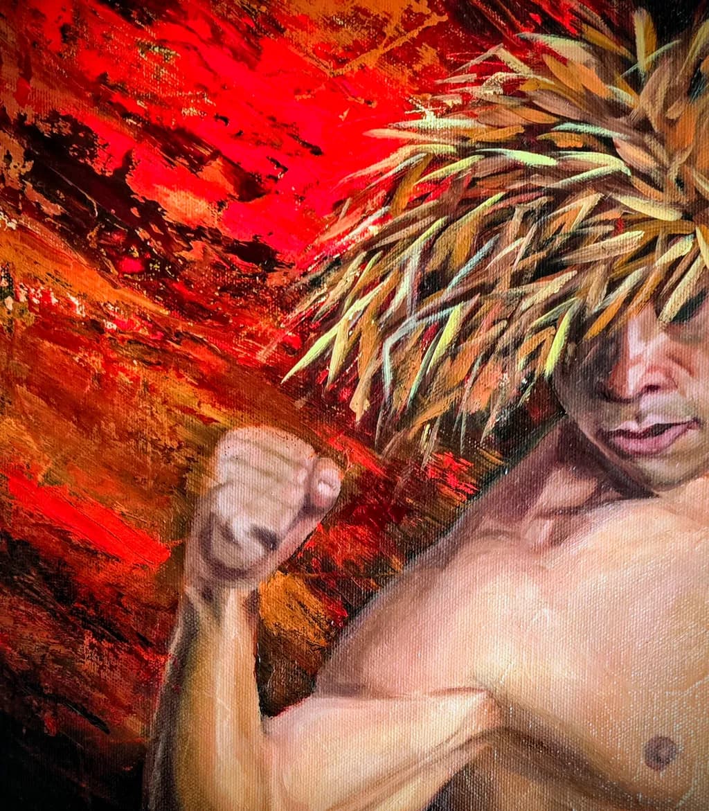 Fury of the Elements: A Dance of Strength and Passion