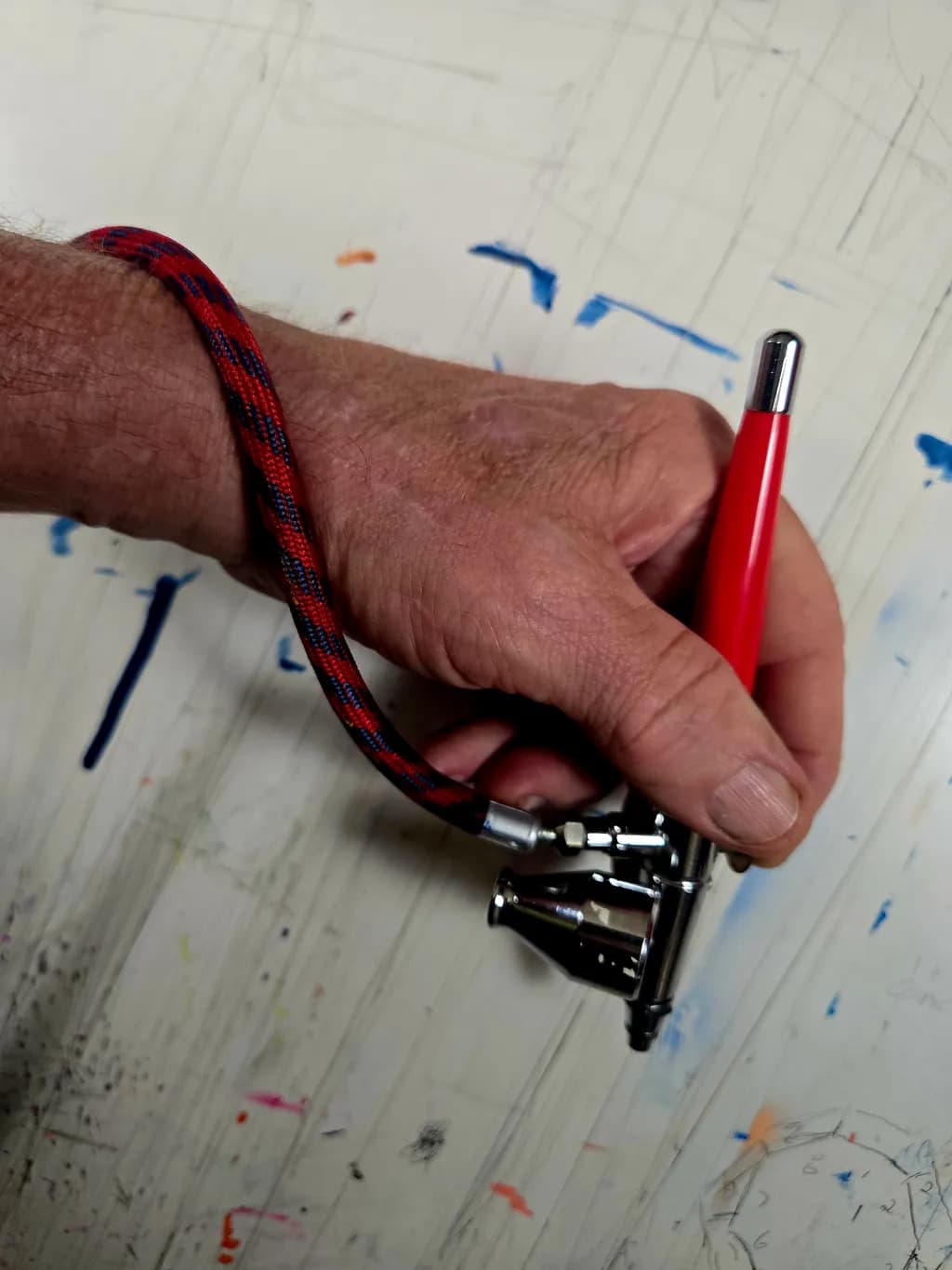 Working hand right.