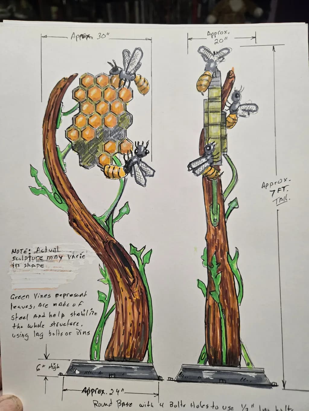 In the heart of the Prairie. Concept design. 