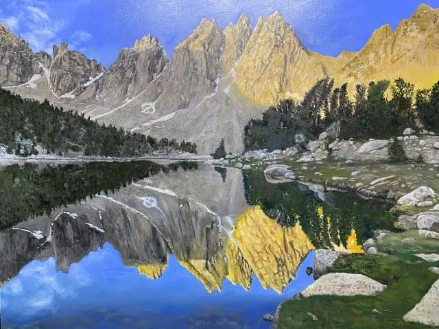Mountain Lake Reflection