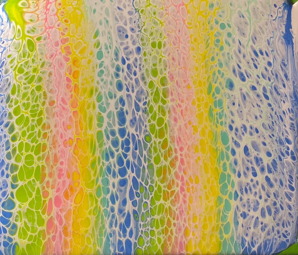 Whispers of Color: A Serene Dance of Fluidity and Light