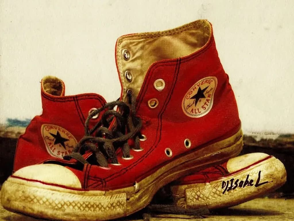 Worn Red Stars