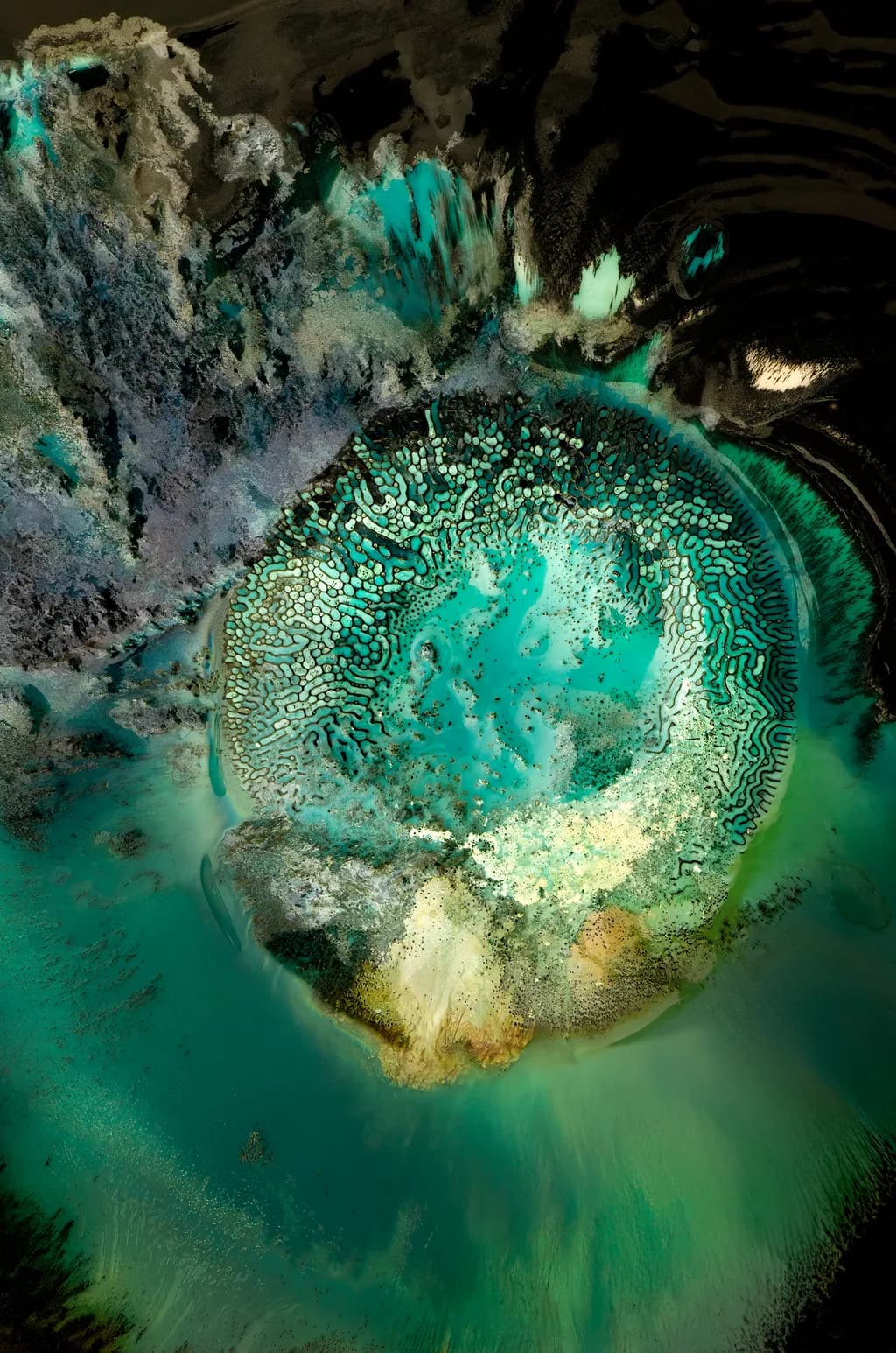 Whispers of Connection: An Abstract Exploration of Love and Nature's Fluidity
