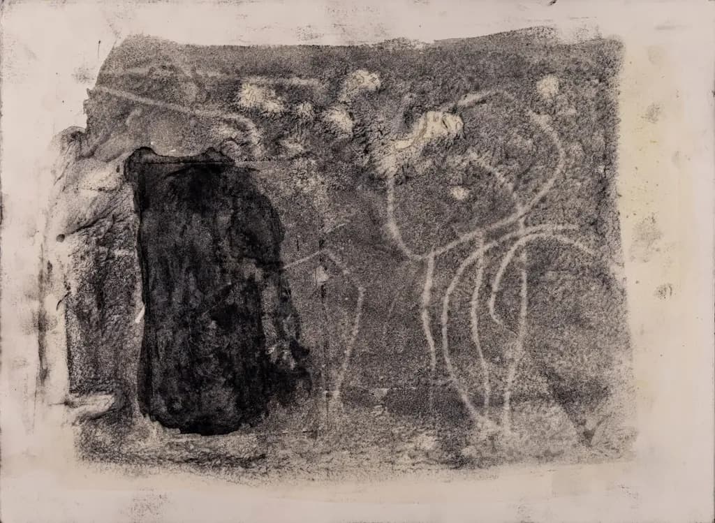 Whispers of Shadows: An Abstract Exploration of Form and Emotion