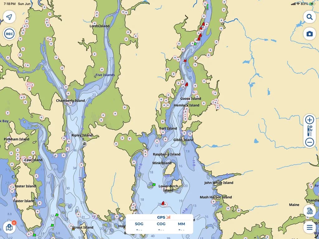 Island Navigation Map