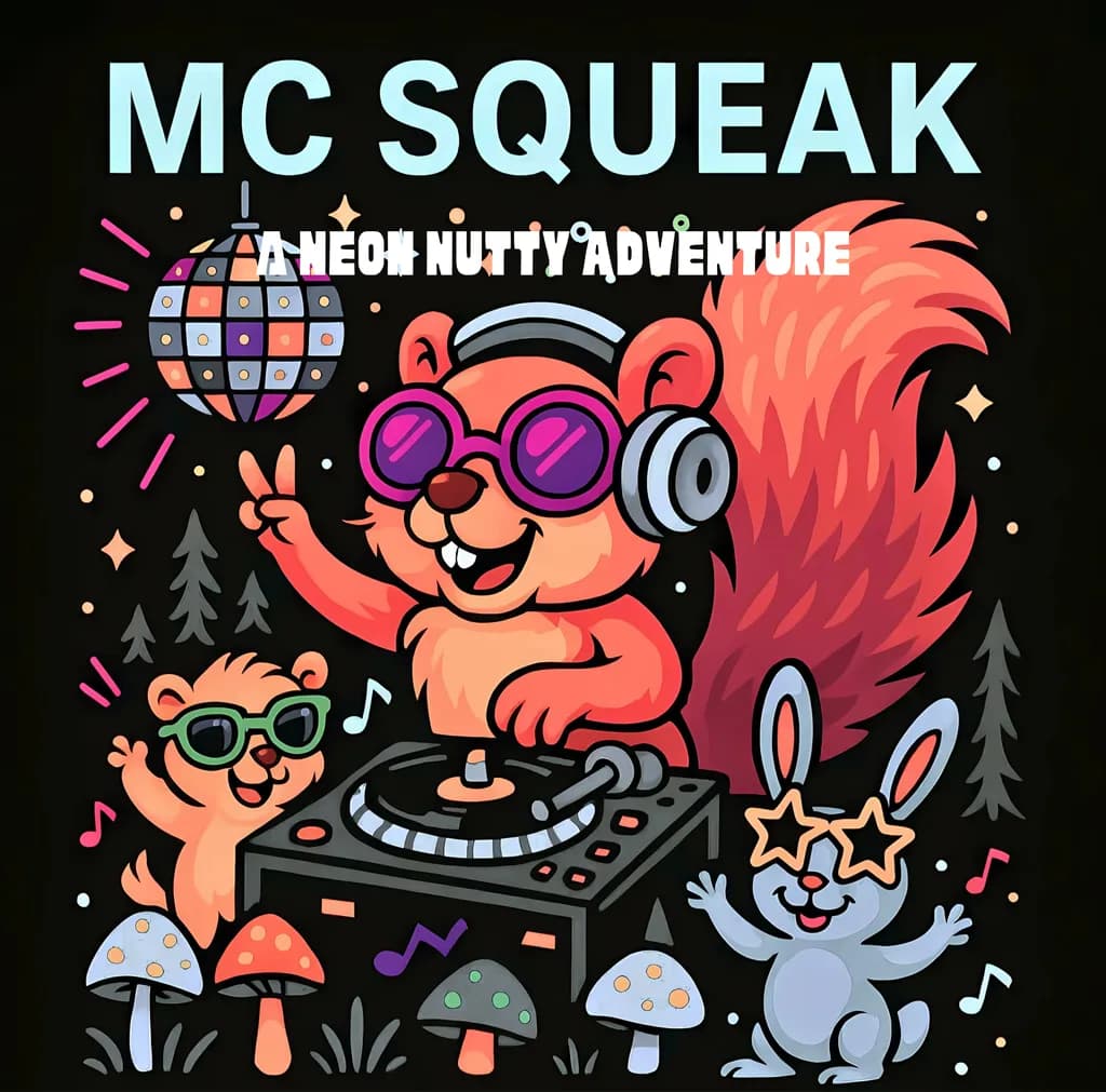 MC Squeak: A Neon Nutty Adventure in DJ Wonderland