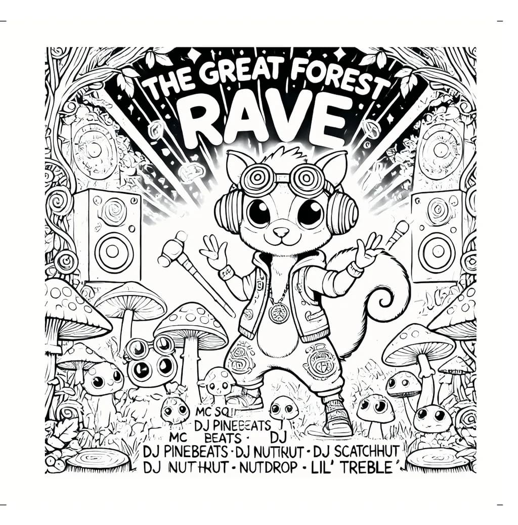 The Great Forest Rave: A Whimsical Dance Party in the Heart of Nature