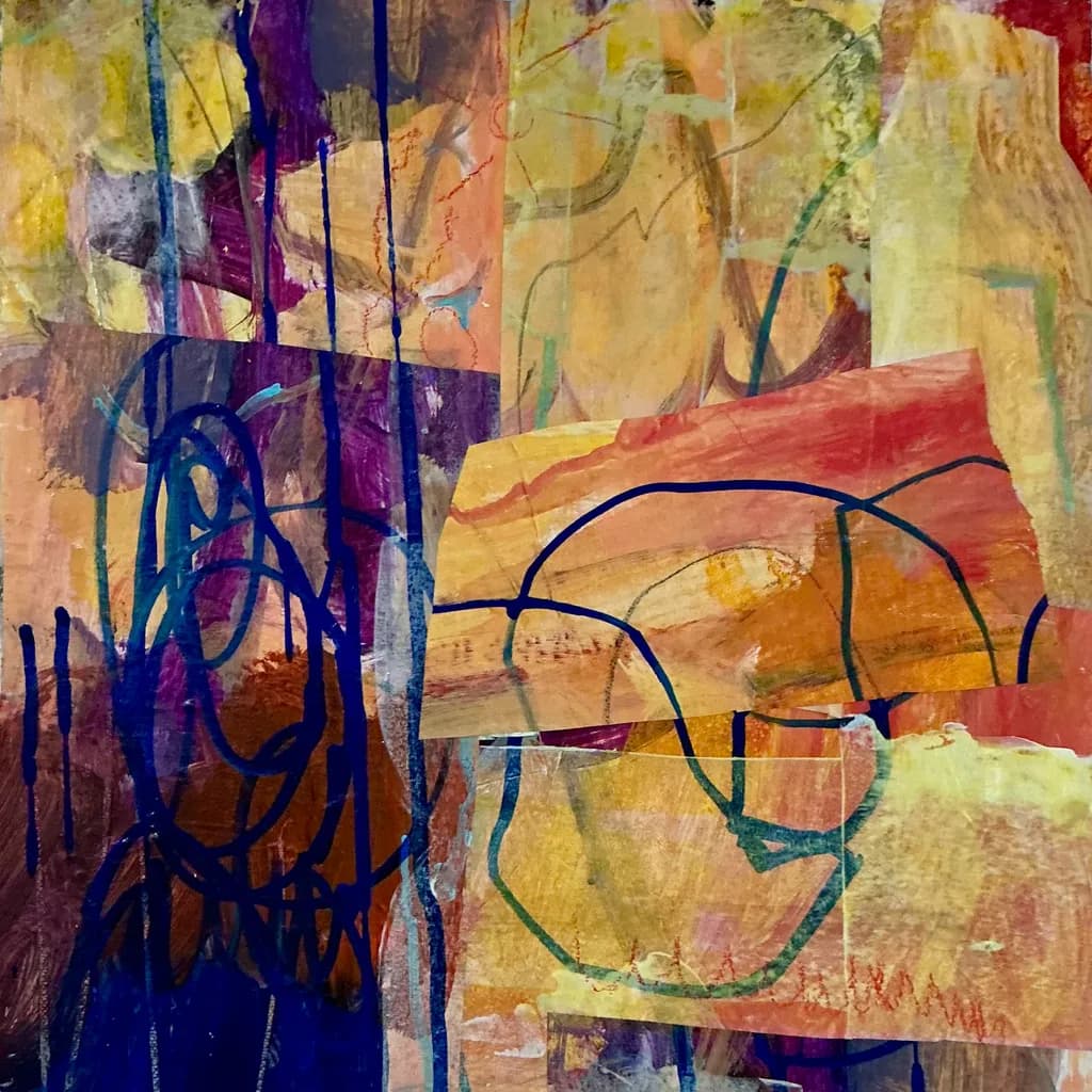 Whispers of Color: A Journey Through Abstract Layers