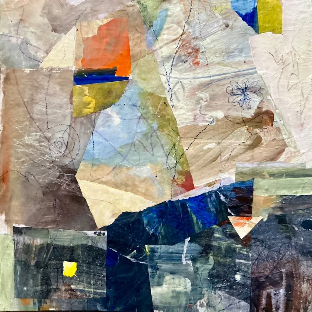 Whispers of Color: A Textured Journey Through Abstract Layers