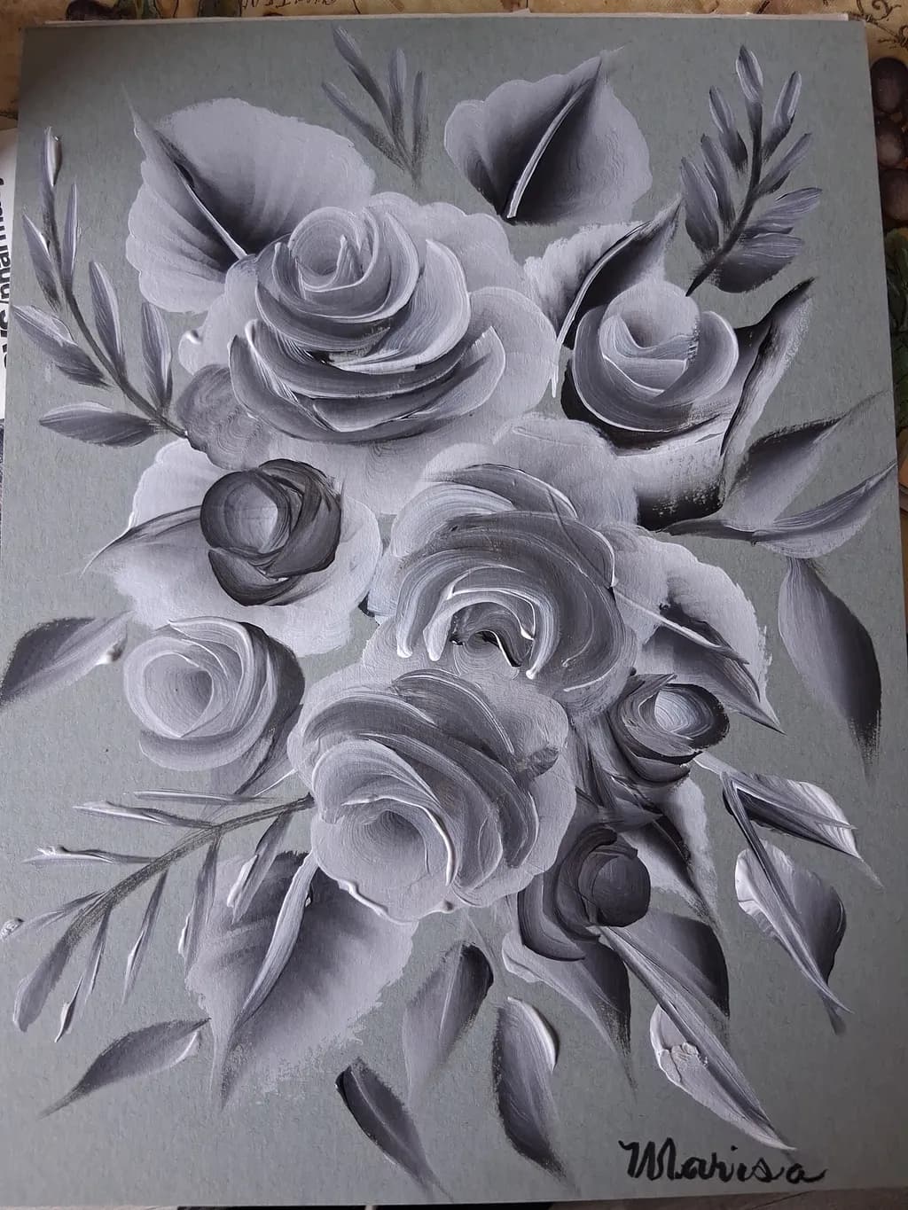 Monochrome Roses