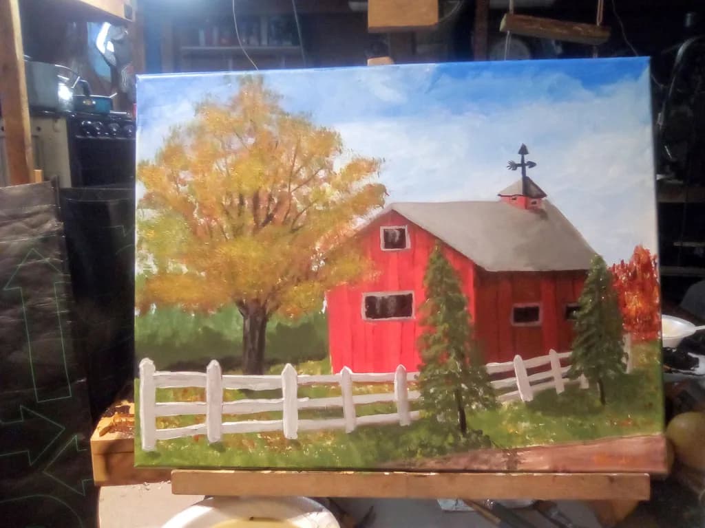 Barn In fall