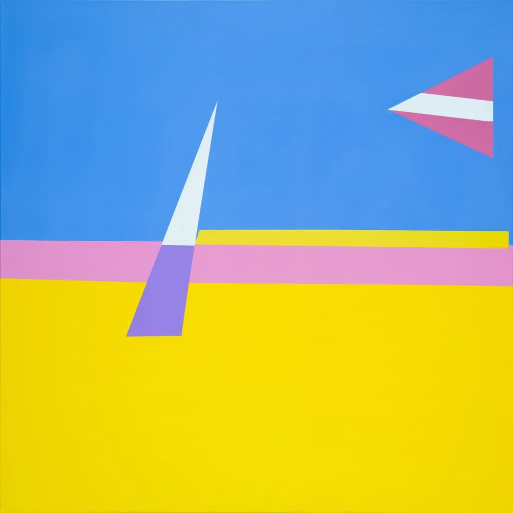Vibrant Horizons: A Dance of Color and Form in Abstract Expressionism