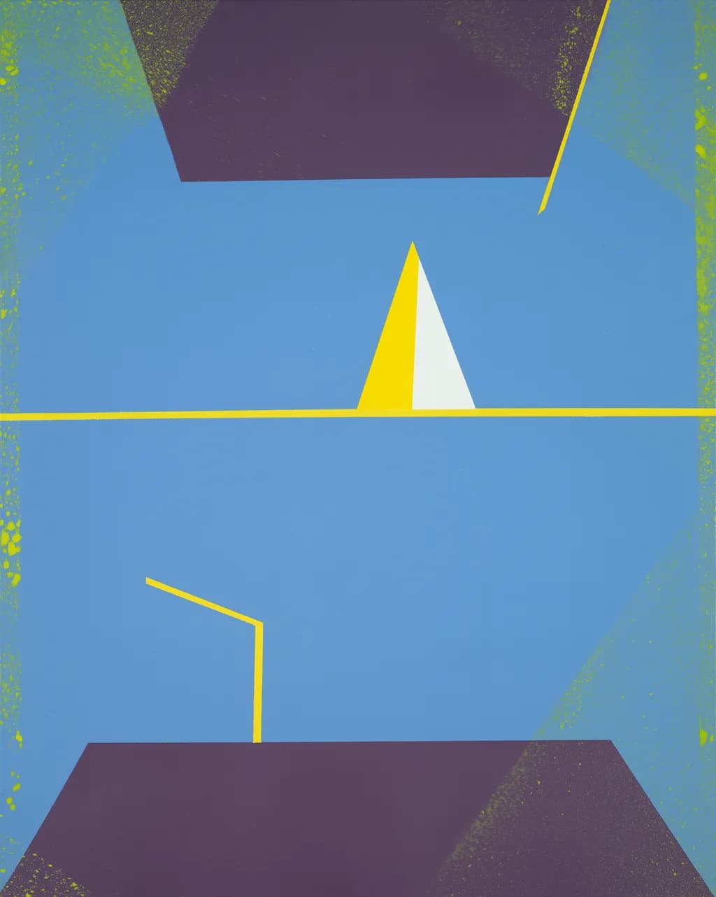 Vibrant Geometric Harmony: A Dance of Color and Form in Abstract Art
