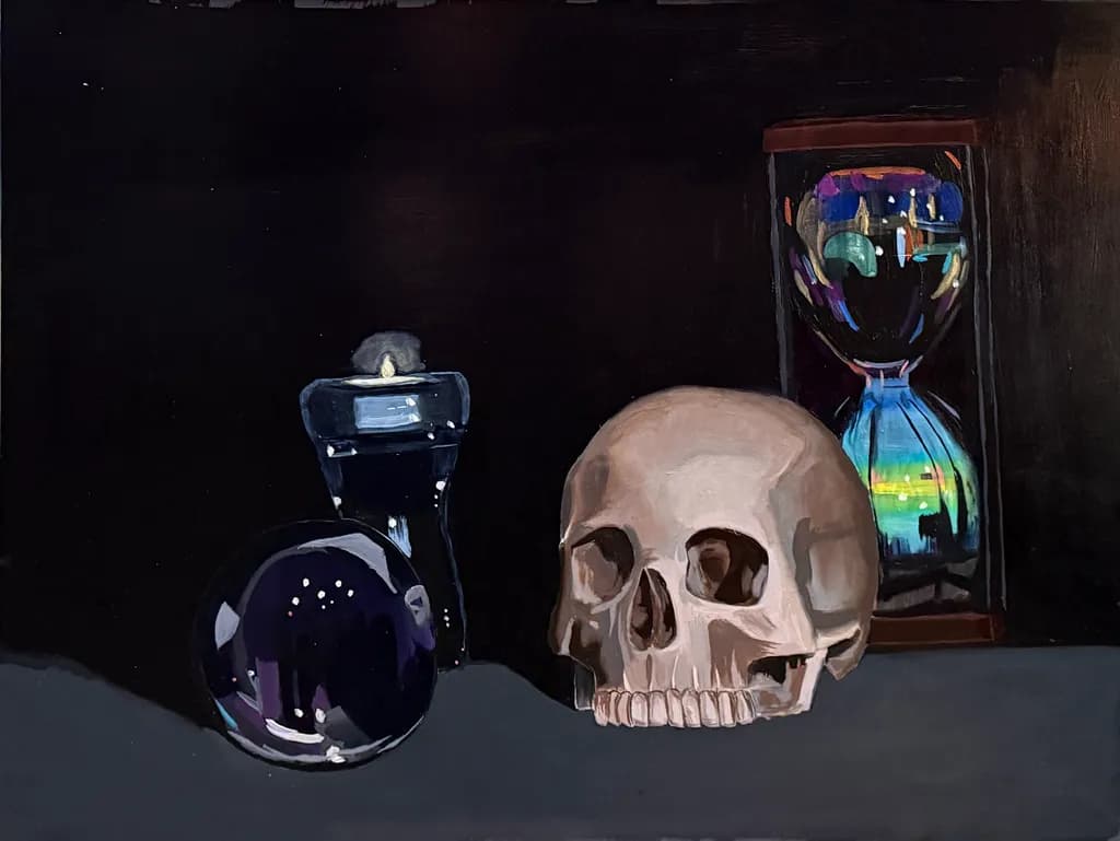 Eternal Reflections: A Still Life of Time and Mortality